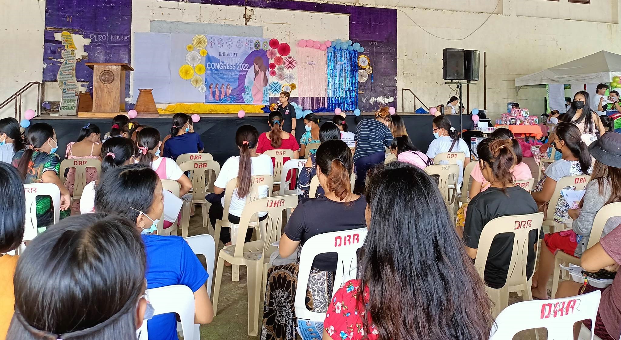 Event for pregnant women featuring the WHOW. Photo courtesy of the Eastern Samar provincial government.