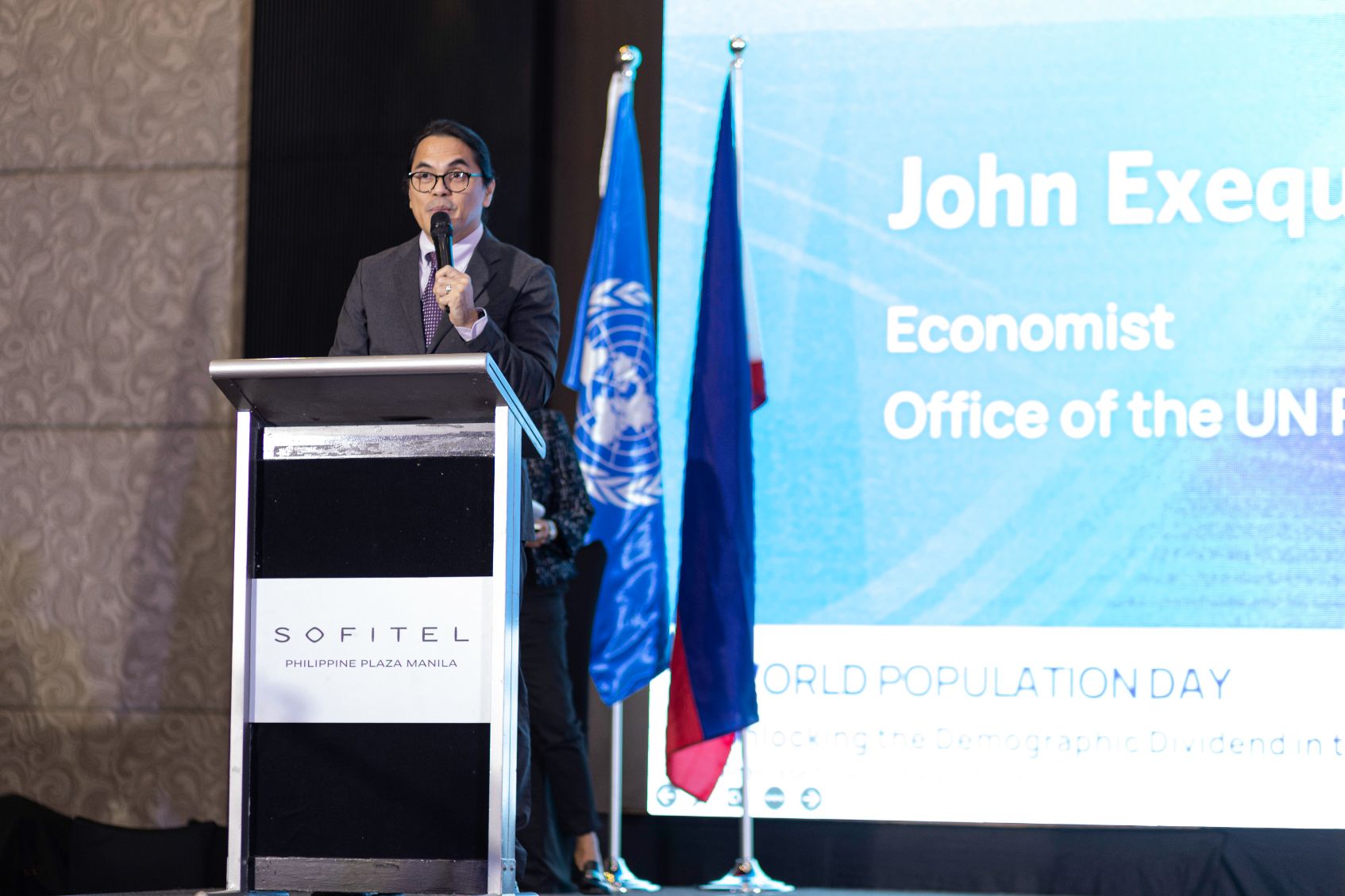 economist John Velasco Alikpala of the Office of the UN Resident Coordinator