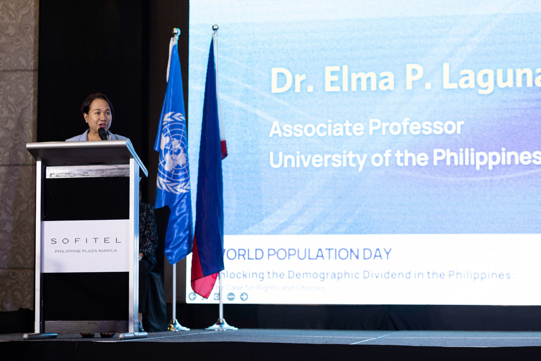 University of the Philippines Population Institute’s Associate Professor Dr. Elma P. Laguna