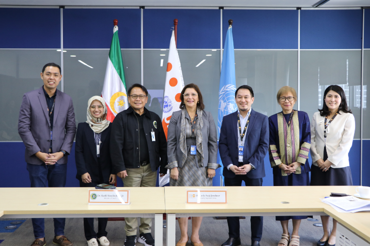 Officials from UNFPA Philippines and BARMM Ministry of Health pose for a photo