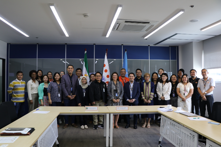 Officials from UNFPA Philippines and BARMM Ministry of Health pose for a photo