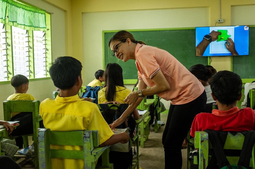 Therese Demeterio is the Gender and Development (GAD) and Comprehensive Sexuality Education (CSE) coordinator at  Padre Burgos Central School in Southern Leyte.  ©UNFPA Philippines / Shirin Bhandari 