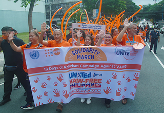 UNFPA Holds Momentous Solidarity March to Kick Off  18 Days of Activism against Gender-based Violence Campaign. 