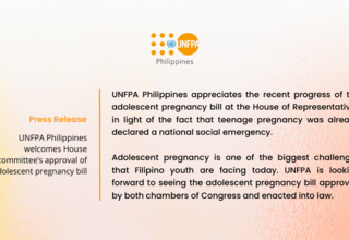 UNFPA commends the House of Representatives panel for recently approving a bill addressing adolescent pregnancy