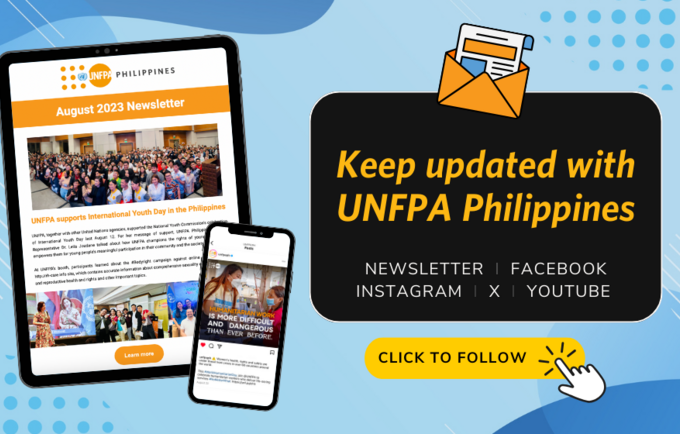 Keep updated with UNFPA Philippines