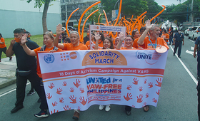 UNFPA Holds Momentous Solidarity March to Kick Off  18 Days of Activism against Gender-based Violence Campaign. 