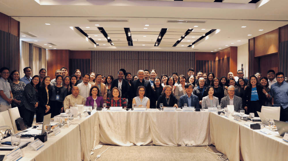 Key partners gather for a photo for the 3rd National Steering Committee Meeting of the Joint Programme on Accelerating the Reduction of Adolescent Pregnancy