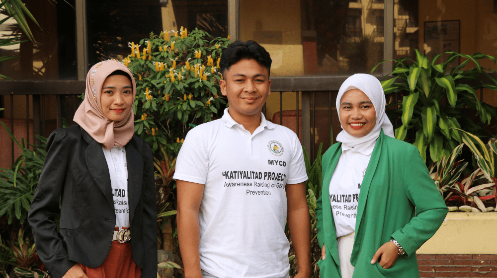 Members of the Maguindanao Youth Community Development (MYCD)