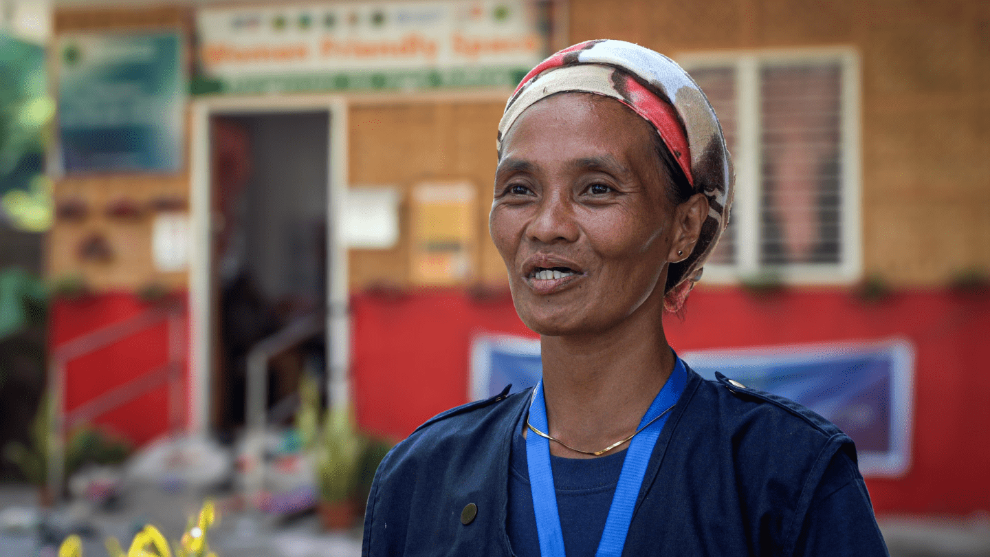“Raising my kids and providing for their daily needs is tough, but the fulfillment I get from helping my tribe is already a priceless gift, " Jacqueline smiles. ©UNFPA Philippines/Ferdh Cabrera