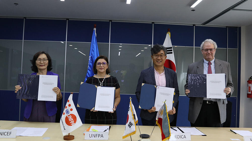 Republic of Korea, 3 UN agencies ink Php490M joint programme to address adolescent pregnancy