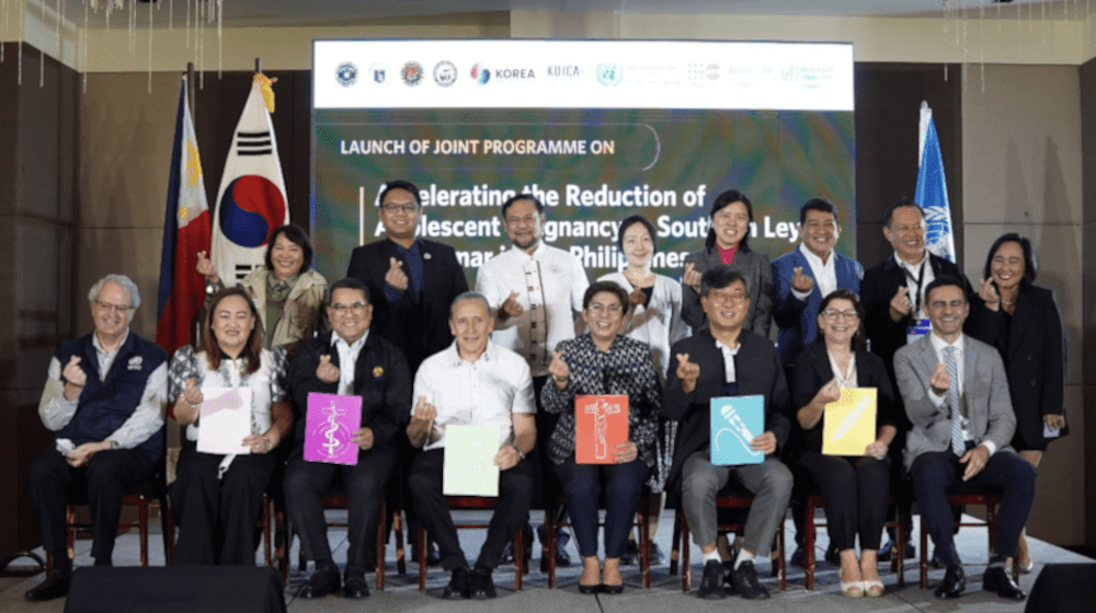 Members of the Joint Programme Steering Committee at the launch of the program.