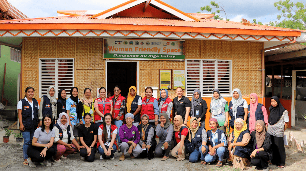 DSWD visits the Women-Friendly Space in Datu Odin Sinsuat in Maguindanao del Norte