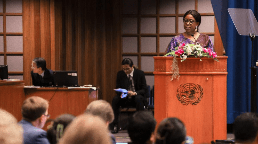 UNFPA Deputy Executive Director (Programme) Diene Keita, bringing the conference to a close