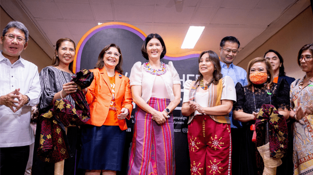 The United Nations Gender Thematic Group members, Senator Pia Cayetano, Senator Loren Legarda, Philippine Commission on Women