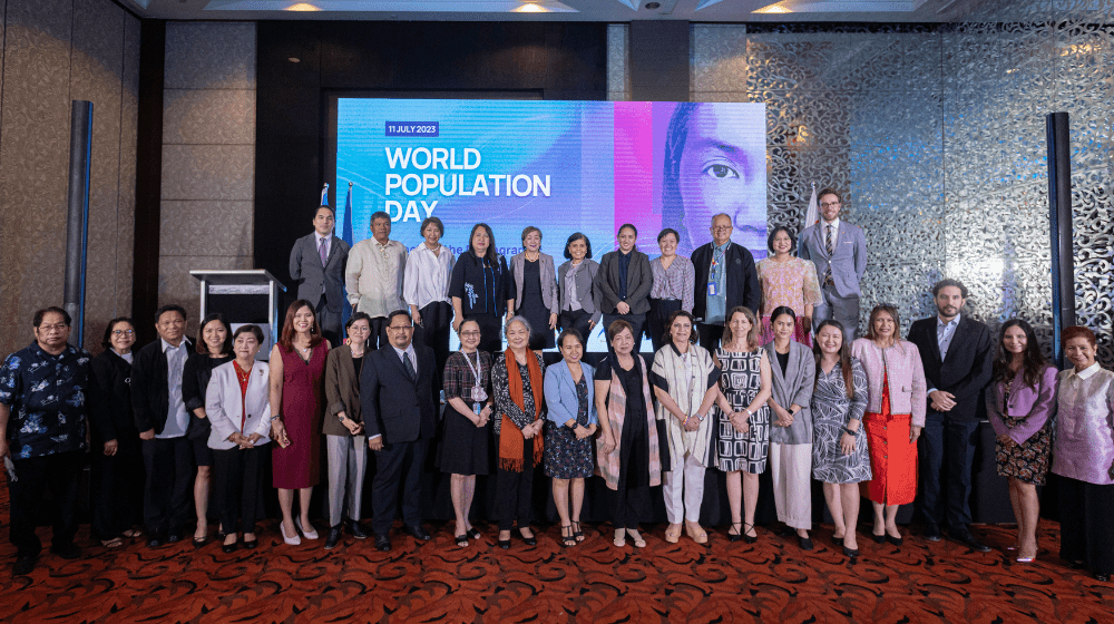  United Nations Population Fund (UNFPA) Philippines and its partners at the World Population Day event.
