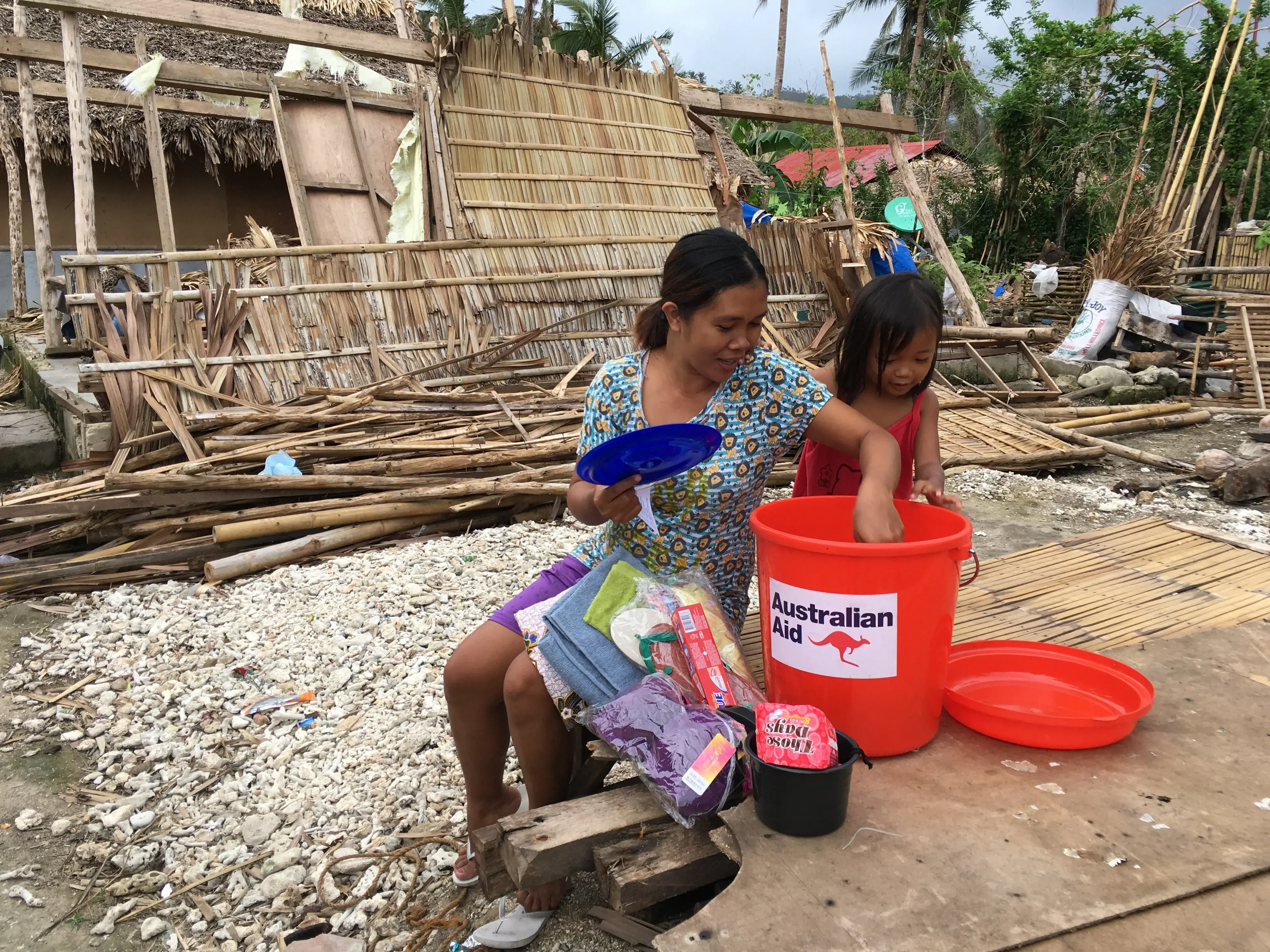 Australia-UNFPA partnership support to Typhoon-hit Women continues