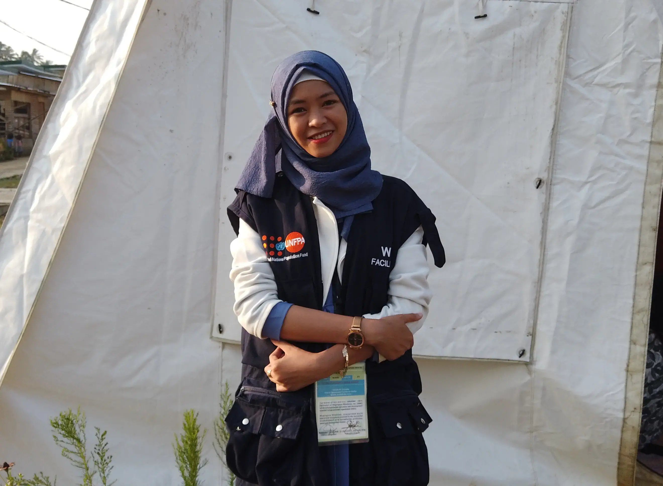 Still coping with loss two years after liberation of Marawi, local teacher finds new start in UNFPA Women-Friendly Spaces