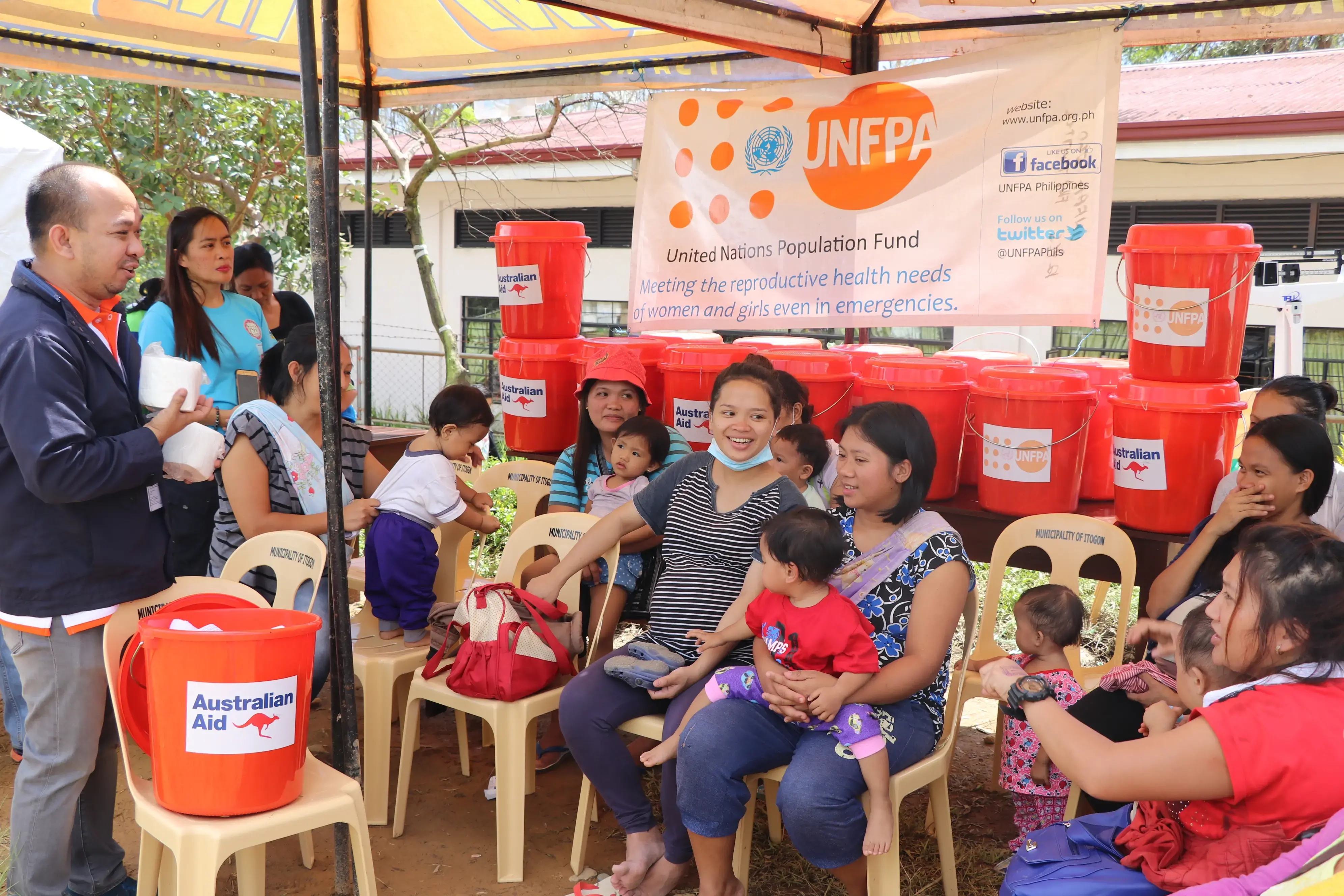 In the aftermath of Typhoon Ompong in the Philippines, pregnant women prove resilient