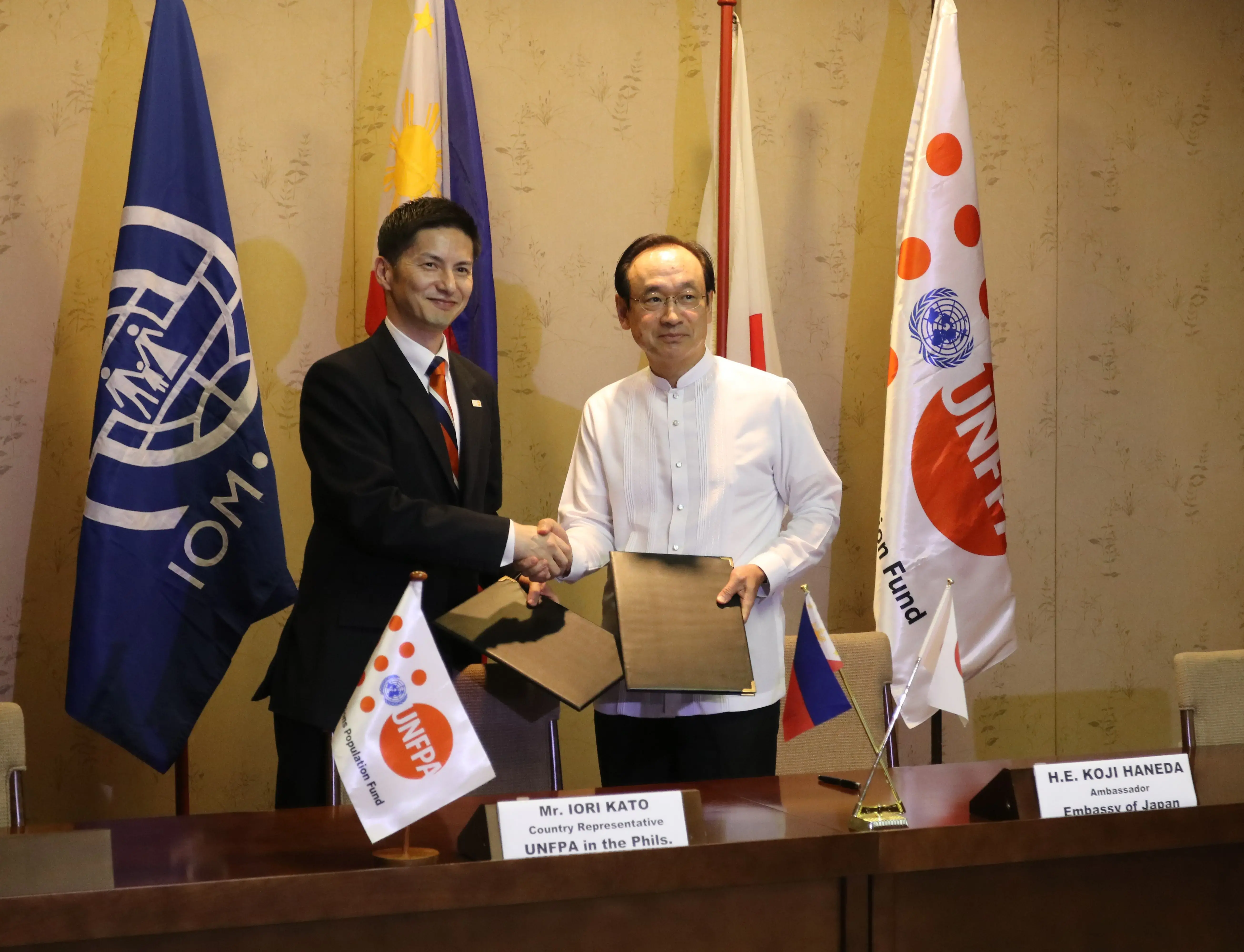 Japan will provide 68.9 mil PHP grant aid for protection and empowerment of women for peacebuilding in Mindanao through UNFPA