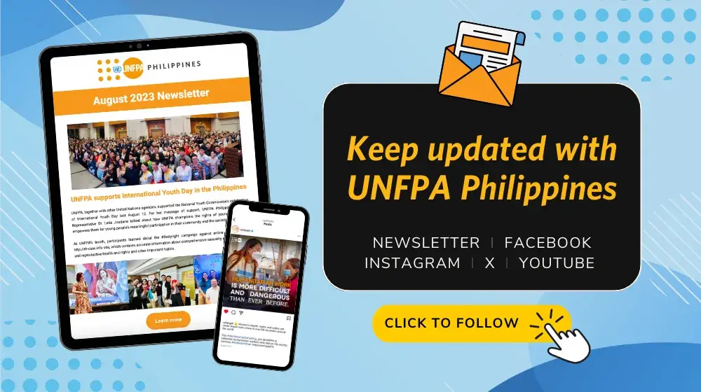 Keep updated with UNFPA Philippines