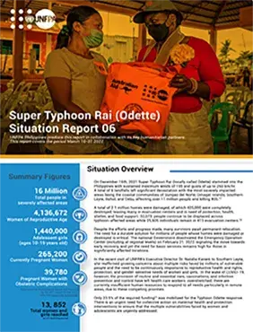 Situation Report 06: Super Typhoon Rai (Odette) - 31 March 2022
