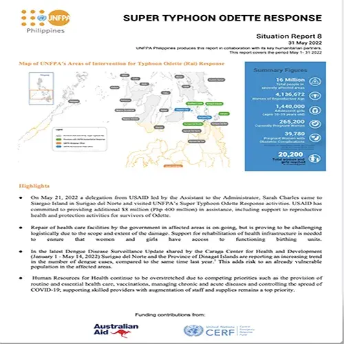 Situation Report 08: Super Typhoon Rai (Odette) - 31 May 2022